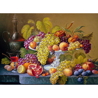 Grape - Full Round Drill Diamond Painting 50*40CM