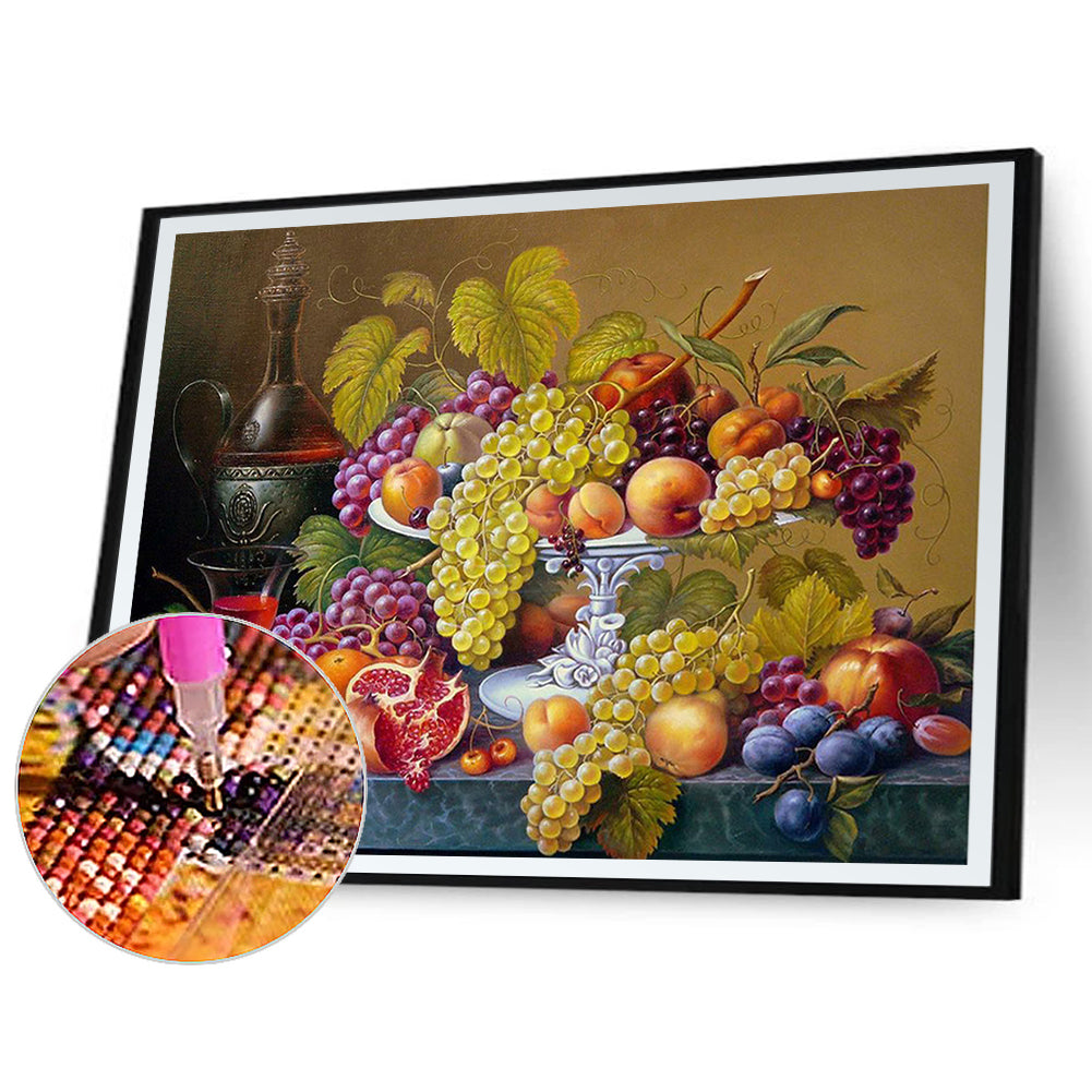 Grape - Full Round Drill Diamond Painting 50*40CM
