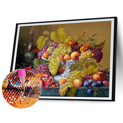 Grape - Full Round Drill Diamond Painting 50*40CM