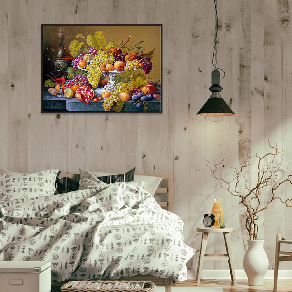 Grape - Full Round Drill Diamond Painting 50*40CM