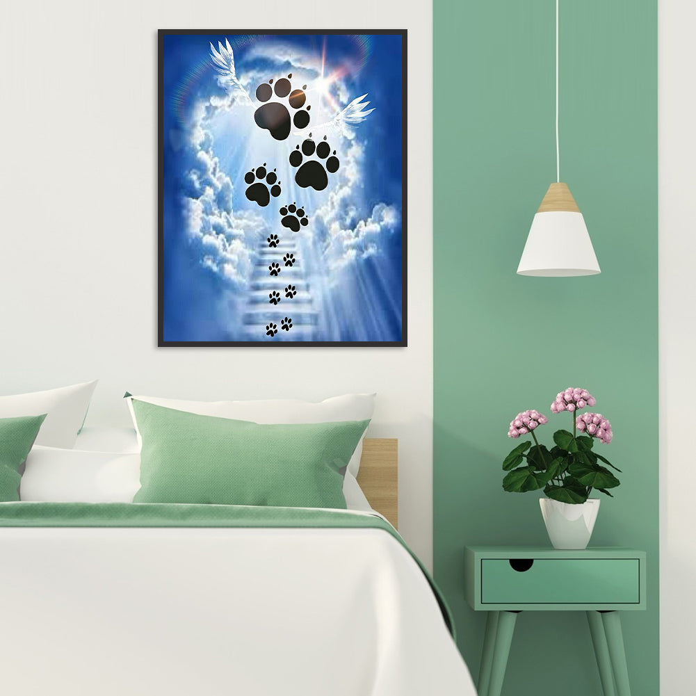 Paw Ladder - Full Round Drill Diamond Painting 40*50CM