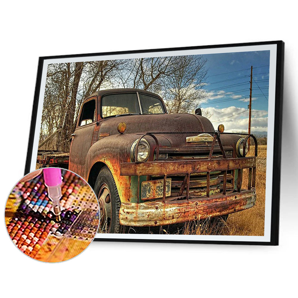 Jeep - Full Round Drill Diamond Painting 50*40CM