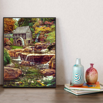 Running Water - Full Round Drill Diamond Painting 30*40CM