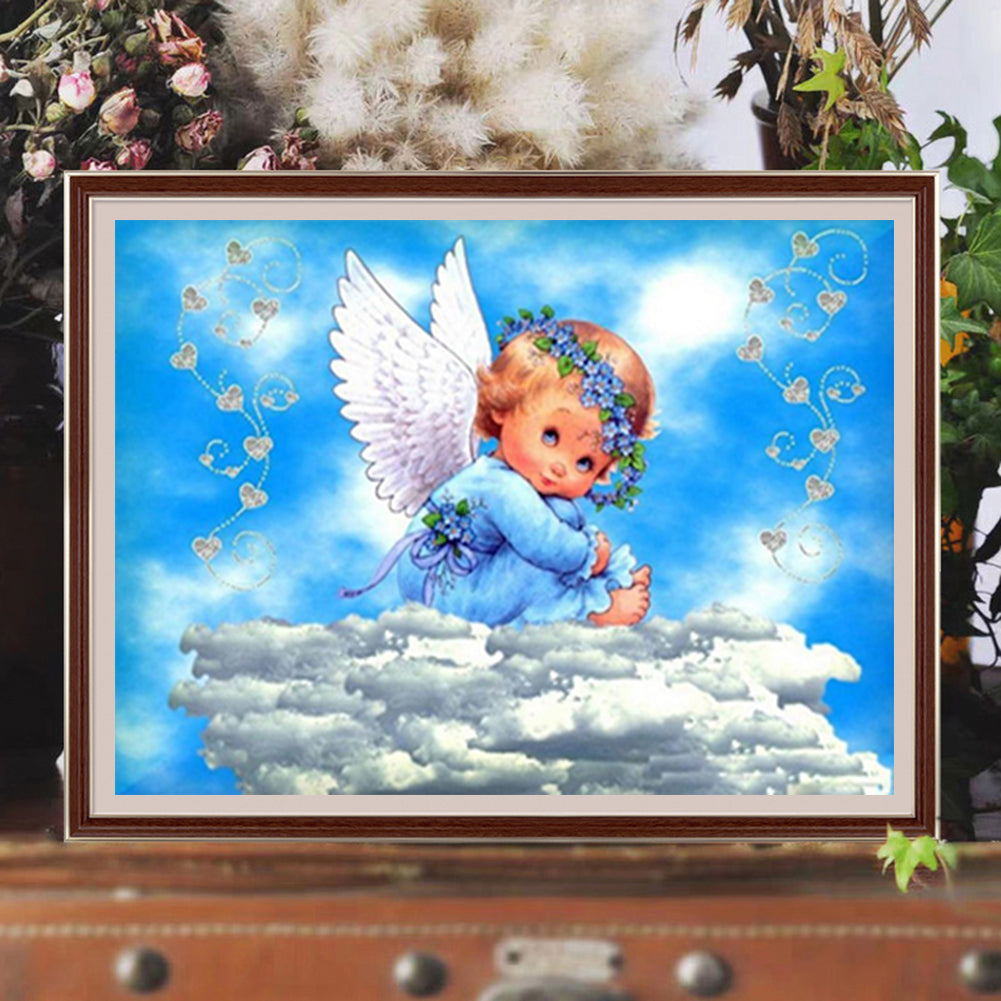 Angel Baby - Full Round Drill Diamond Painting 50*40CM