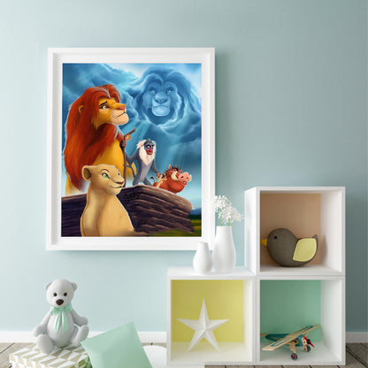 Lion King - Full Square Drill Diamond Painting 40*50CM