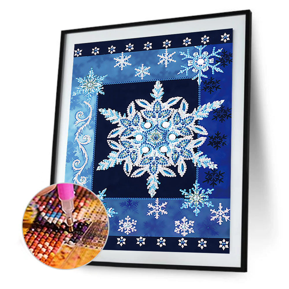 Christmas Atmosphere - Special Shaped Drill Diamond Painting 30*40cm