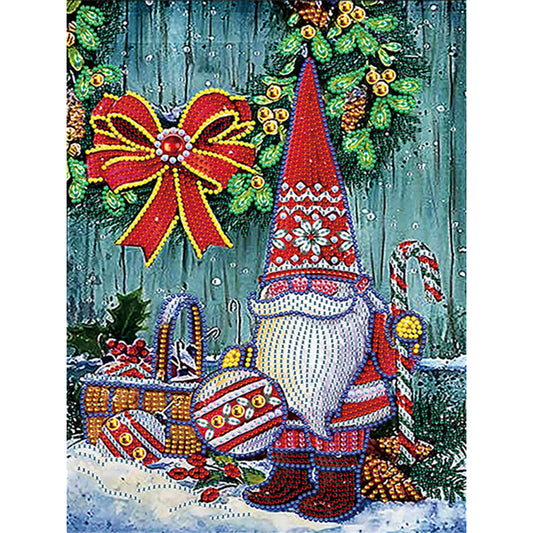 Christmas Atmosphere - Special Shaped Drill Diamond Painting 30*40cm