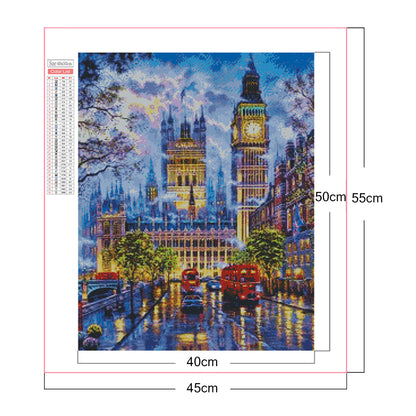 Paris Street - Full Square Drill Diamond Painting 40*50CM