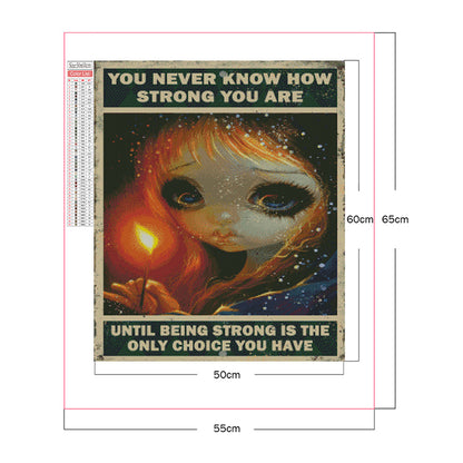 Big Eye Doll - Full Square Drill Diamond Painting 50*60CM