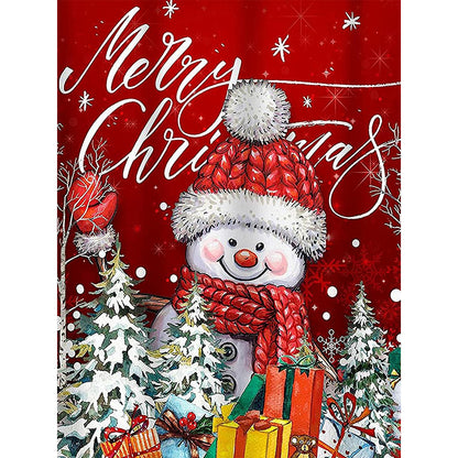 Christmas Snowman - Full Round Drill Diamond Painting 30*40CM