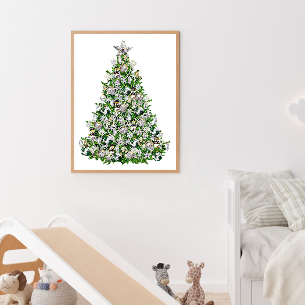 Christmas Tree - Special Shaped Drill Diamond Painting 30*40CM