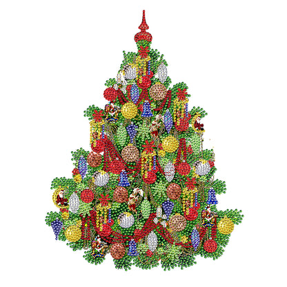 Christmas Tree - Special Shaped Drill Diamond Painting 30*40CM