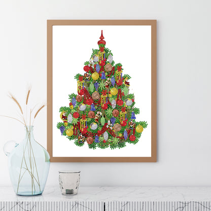 Christmas Tree - Special Shaped Drill Diamond Painting 30*40CM