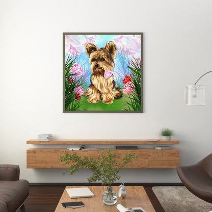 Yorkshire Terrier - Full Round Drill Diamond Painting 50*50CM
