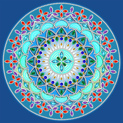 Mandala - Special Shaped Drill Diamond Painting 30*30cm