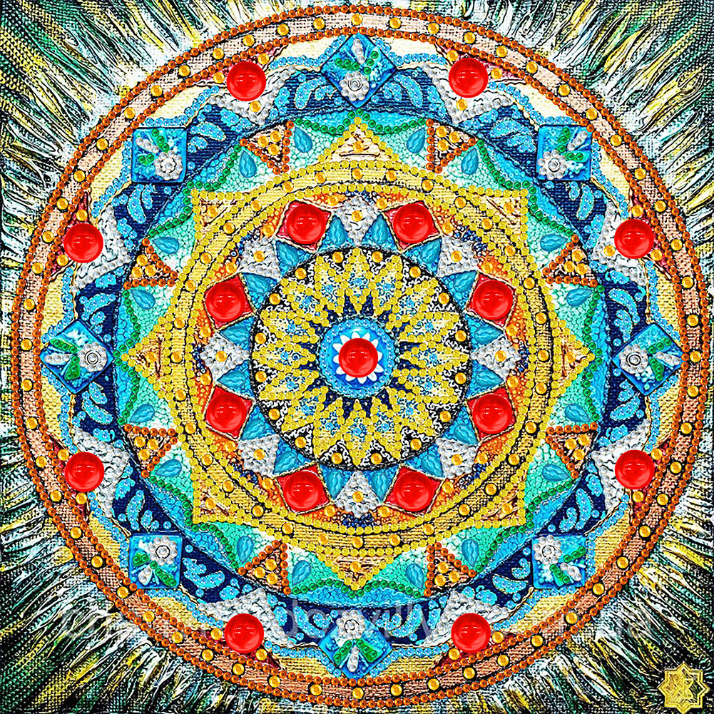 Mandala - Special Shaped Drill Diamond Painting 30*30cm