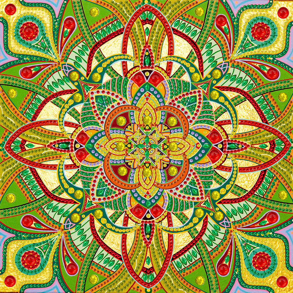 Mandala - Special Shaped Drill Diamond Painting 30*30cm