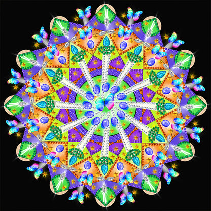 Mandala - Special Shaped Drill Diamond Painting 30*30cm