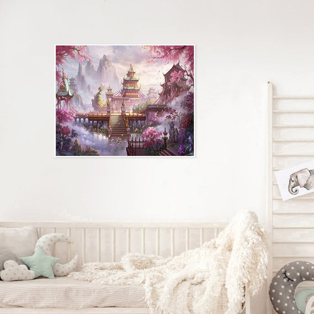 Ancient Palace - Full Round Drill Diamond Painting 50*40CM