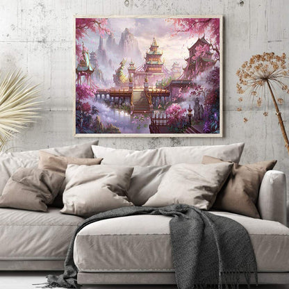 Ancient Palace - Full Round Drill Diamond Painting 50*40CM