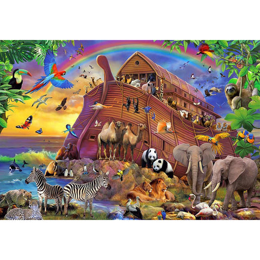 Animals On Small Island - Full Square Drill Diamond Painting 60*50CM
