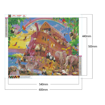 Animals On Small Island - Full Square Drill Diamond Painting 60*50CM