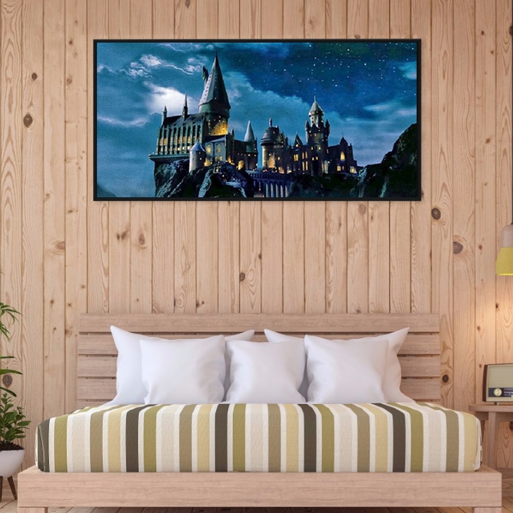 Dark Castle - Full Square Drill Diamond Painting 60*30CM