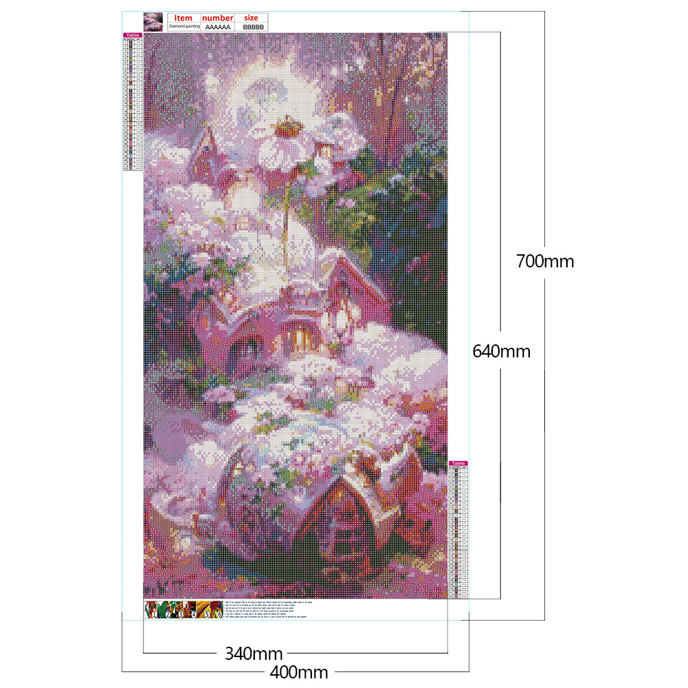 Daisy Manor - Full Square Drill Diamond Painting 40*70CM