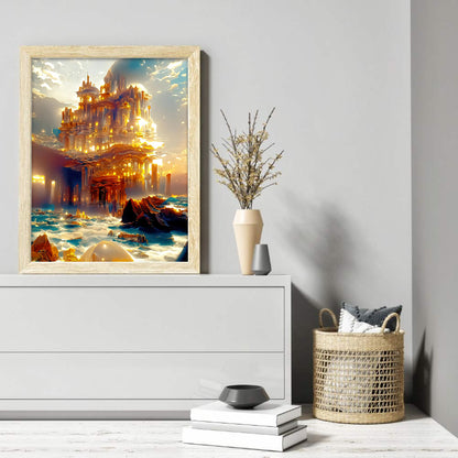 Dream Flower Manor - Full Round Drill Diamond Painting 30*40CM