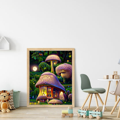 Dream Flower Manor - Full Round Drill Diamond Painting 30*40CM