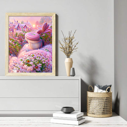Dream Flower Manor - Full Round Drill Diamond Painting 30*40CM