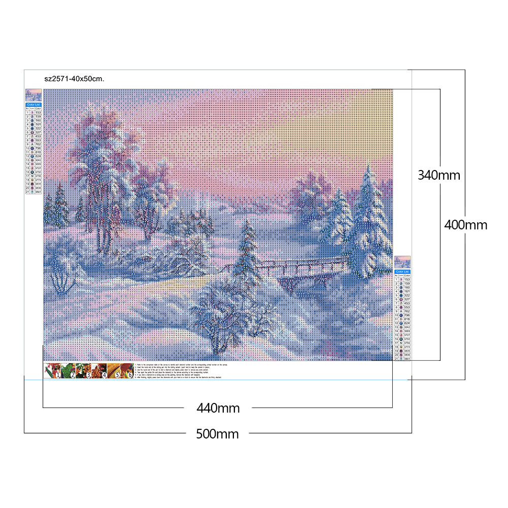 Ice World - Full Round Drill Diamond Painting 50*40CM