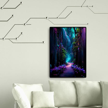 Mountain Path - Full Round Drill Diamond Painting 40*50CM