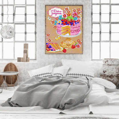Exquisite Afternoon Tea - Special Shaped Drill Diamond Painting 30*40CM
