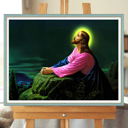 Jesus - Full Round Drill Diamond Painting 50*40CM