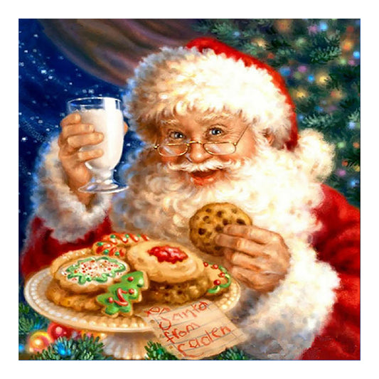 Santa Claus - Full Square Drill Diamond Painting 30*30CM