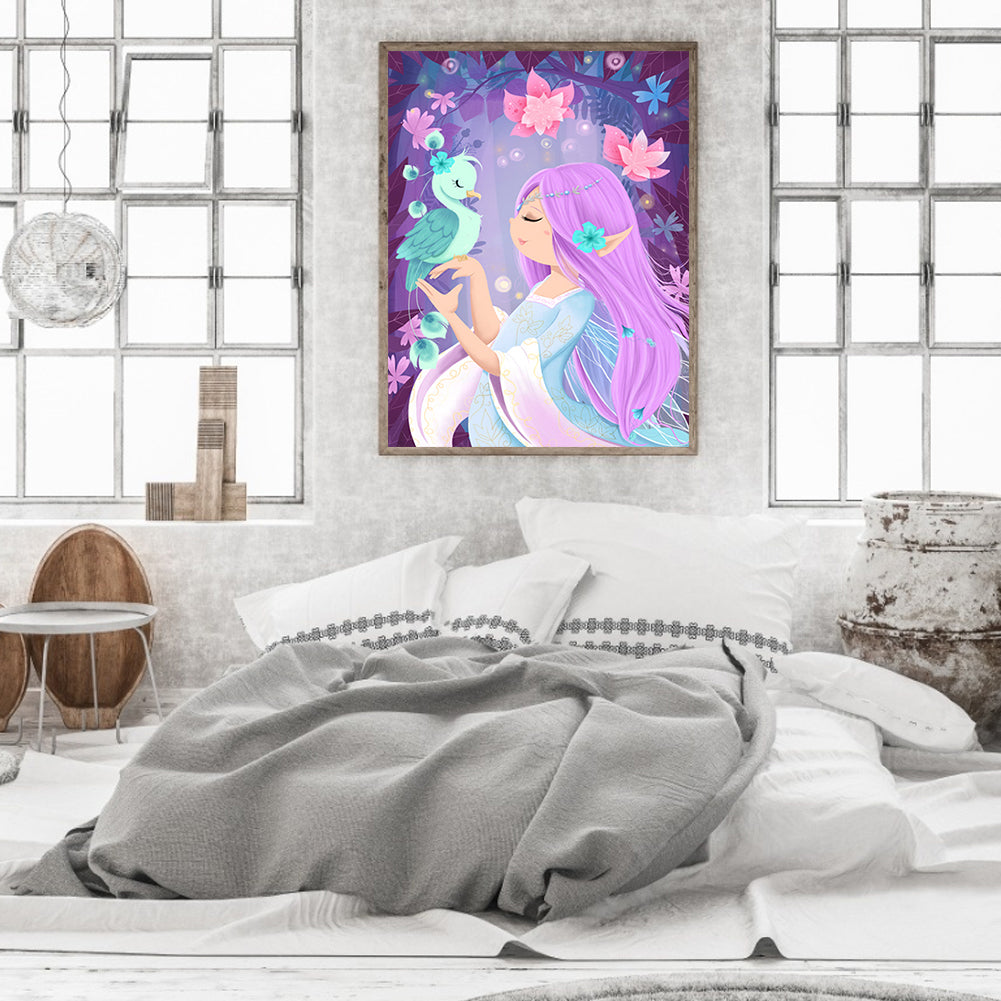 Fairy Princess - Full Round Drill Diamond Painting 30*40CM