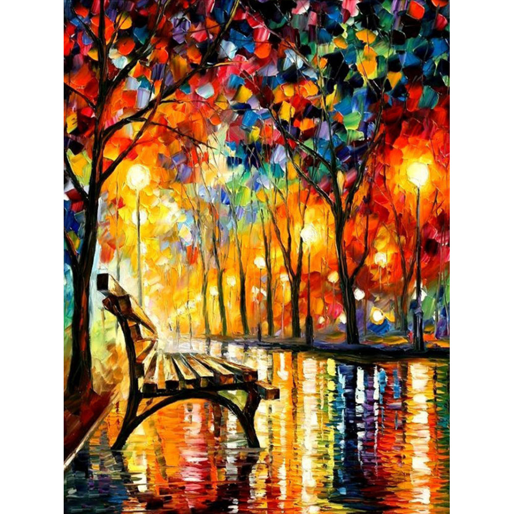 Dream Street - Full Round Drill Diamond Painting 40*50CM