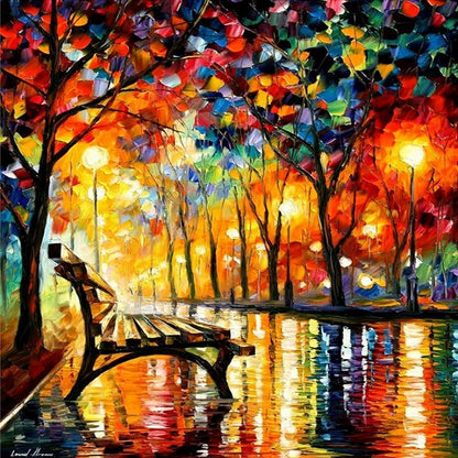 Dream Street - Full Round Drill Diamond Painting 40*50CM