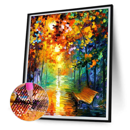 Dream Street - Full Round Drill Diamond Painting 40*50CM
