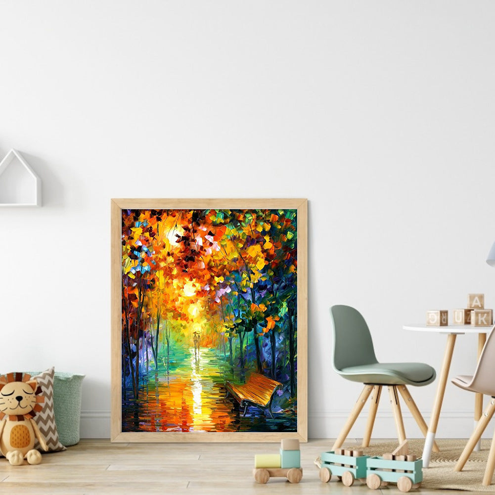 Dream Street - Full Round Drill Diamond Painting 40*50CM