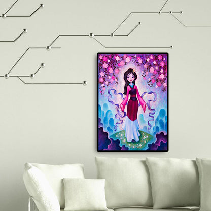 Hua Mulan - Full Round Drill Diamond Painting 30*40CM