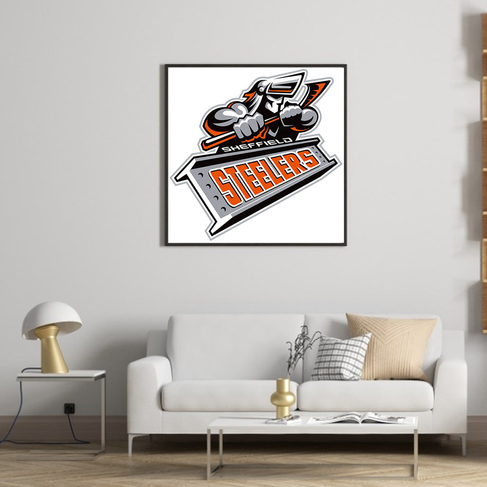 Sheffield Steelers - Full Round Drill Diamond Painting 35*35CM