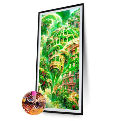 Flower Manor - Full Round Drill Diamond Painting 40*70CM