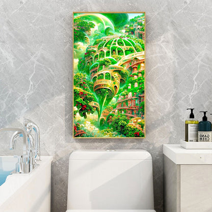Flower Manor - Full Round Drill Diamond Painting 40*70CM