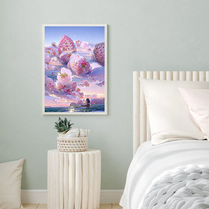 Castle In The Sky - Full Round Drill Diamond Painting 30*40CM