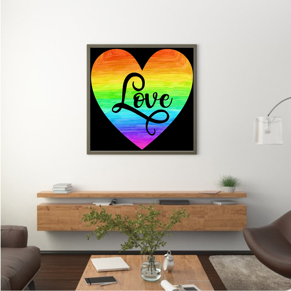 Love Color Love - Full Square Drill Diamond Painting 30*30CM