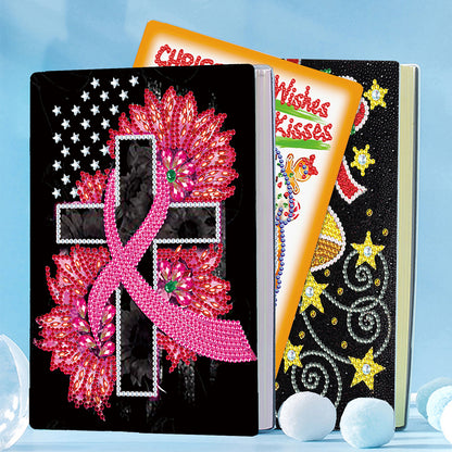 5D Partial Drill Notebook 50 Pages DIY No Line for Kids School Office Daily Uses