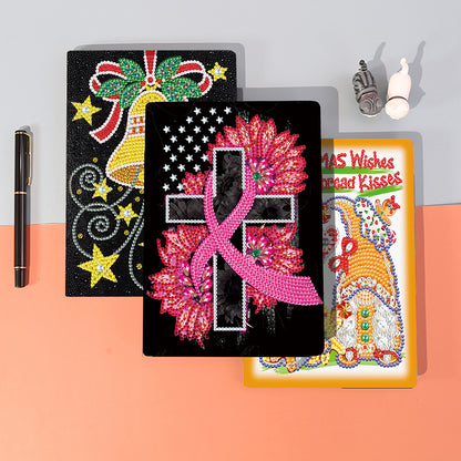 5D Partial Drill Notebook 50 Pages DIY No Line for Kids School Office Daily Uses