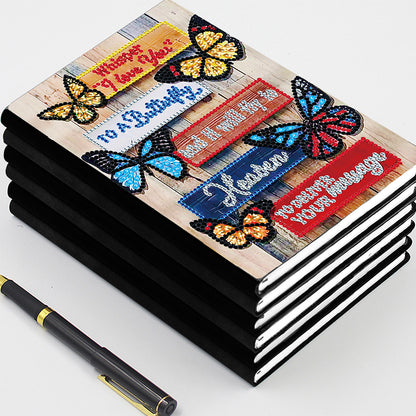 5D Partial Drill Notebook 50 Pages DIY No Line for Kids School Office Daily Uses